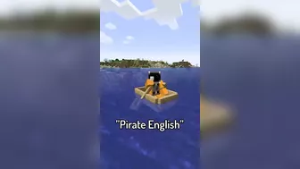 Why does Minecraft have "Pirate English" as a language?