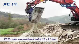 XCENTRIC CRUSHER bucket SERIES A, models XC13, XC19 & XC29