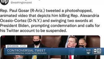 Rep. Gosar under fire for anime attacking Rep. Ocasio-Cortez