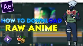 How to download raw anime (High Quality)!