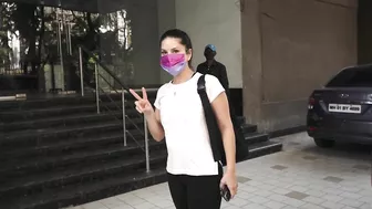 Celebrity Spotted Outside Gym Sunny Leone & Sara Ali Khan