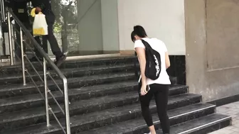 Celebrity Spotted Outside Gym Sunny Leone & Sara Ali Khan