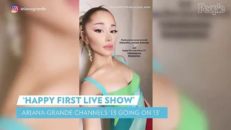 Ariana Grande Channels Jennifer Garner with Iconic Versace Dress on 'The Voice' | PEOPLE