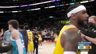 Game Recap: Lakers 126, Hornets 123