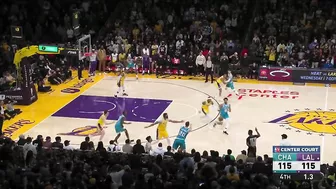 Game Recap: Lakers 126, Hornets 123