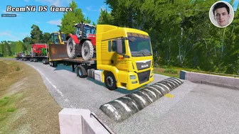 Trucks Cars vs Massive Speed Bumps DS Games #54