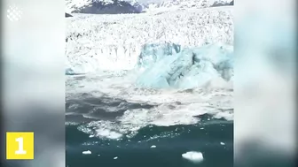 Top 5 Incredible Glacier Calving Compilation!????