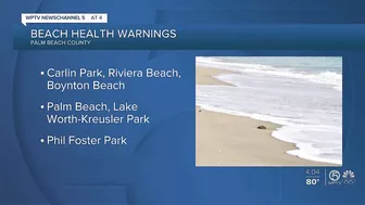 Poor water quality prompt advisories at 6 beaches in Palm Beach County