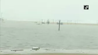 Chennai: Marina Beach flooded due to downpour