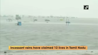 Chennai: Marina Beach flooded due to downpour