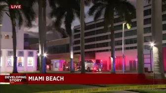 Fire causes damage at Miami Beach Convention Center