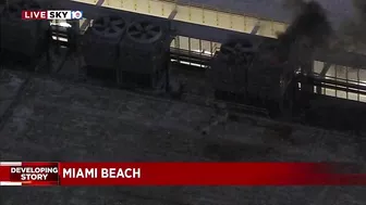 Fire causes damage at Miami Beach Convention Center