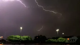 11-10-2021 Bridgeport, TX - Storm Time Lapse, Hail Barrage, Travel in Heavy Rain, Lightning