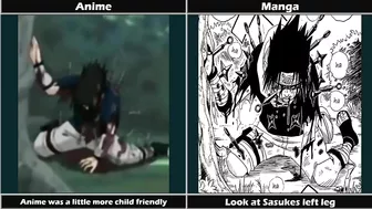 Naruto Differences between Manga and Anime