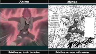 Naruto Differences between Manga and Anime