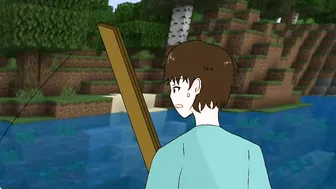 Alex and Steve minecraft anime ep 3