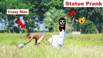 ????????STATUE PRANK On Crazy Guy! STATUE Funny Pranks in Village! Part- 5