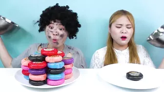 100 LAYERS FOOD CHALLENGE Mukbang#2 Giant Food And Extreme Challenge by HIU 하이유