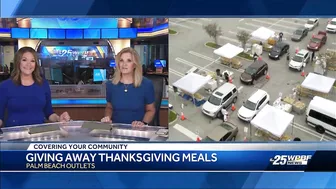 West Palm Beach resource center distributes turkeys ahead of Thanksgiving