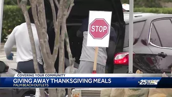 West Palm Beach resource center distributes turkeys ahead of Thanksgiving