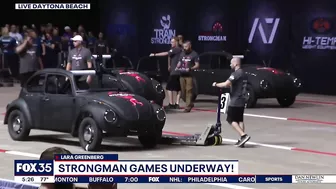 Official Strongman Games underway in Daytona Beach