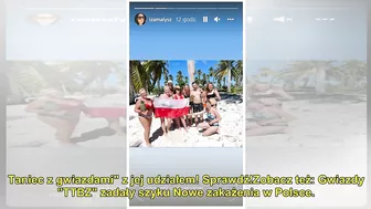 Iza Małysz z polską flagą kusi w bikini pod palmami!