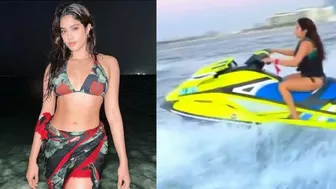 Jhanvi Kapoor Flaunts Her Curves In Bikini On Vacation With Family In Dubai