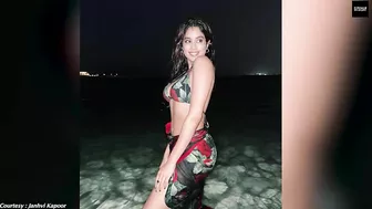 Jhanvi Kapoor Flaunts Her Curves In Bikini On Vacation With Family In Dubai