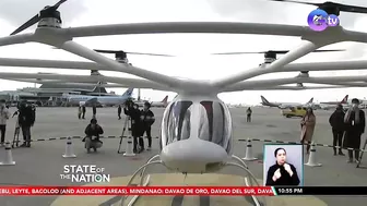 Travel time sa air taxi, bawas daw ng halos 40 mins kumpara kung nakakotse | SONA