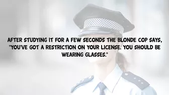 Funny Blonde Joke - A Blonde Finally Graduates From The Police Academy