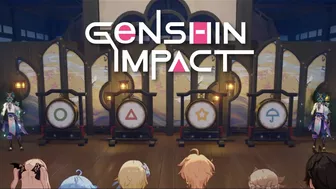 Squid Game x Genshin Episode 2 | Dalgona Challenge [Genshin Impact Parody]