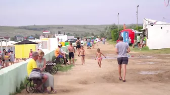 Hot evening on the beach road - Best Beaches Walk 4k - Crimea 2021