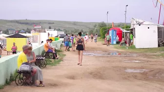 Hot evening on the beach road - Best Beaches Walk 4k - Crimea 2021