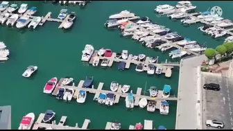 Beautiful top views of beach.