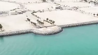 Beautiful top views of beach.