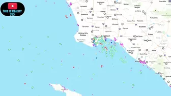 Cargo Ships off the coast of california looks worse - Long Beach PORT - Watch the water