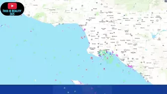 Cargo Ships off the coast of california looks worse - Long Beach PORT - Watch the water