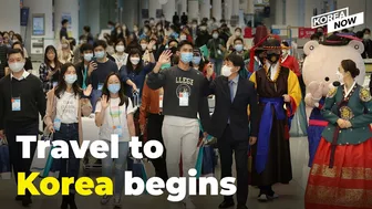 Tourists from Singapore arrive in S. Korea on 'travel bubble' agreement