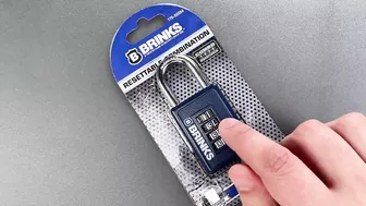 [1382] Tap to Open: Brinks Combination Lock (Model 175-50054)