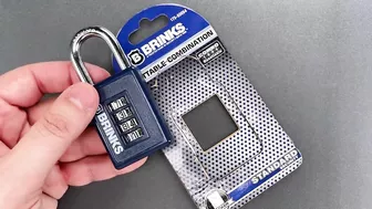 [1382] Tap to Open: Brinks Combination Lock (Model 175-50054)