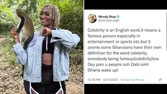 Wendy Shay schools COP Kofi Boakye on who a celebrity is after meeting IGP Dampare