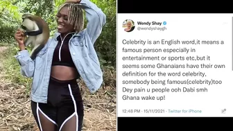 Wendy Shay schools COP Kofi Boakye on who a celebrity is after meeting IGP Dampare