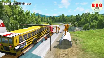 Trucks Cars vs Massive Speed Bumps Beamng Drive DIOR Games #15