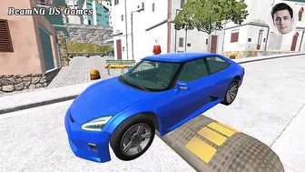 Trucks Cars vs Massive Speed Bumps Beamng Drive DS Games #62