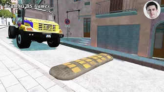 Trucks Cars vs Massive Speed Bumps Beamng Drive DS Games #62