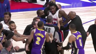 LeBron James Gets EJECTED After Fight With Pistons' Isaiah Stewart