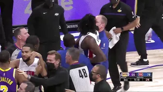 LeBron James Gets EJECTED After Fight With Pistons' Isaiah Stewart