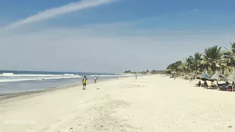 [ 4K ]  Senegambia, Banjul, Paradise Beach - Gambia ????????  November 2021