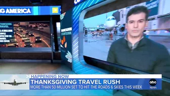 More than 50 million expected to travel over Thanksgiving week l GMA