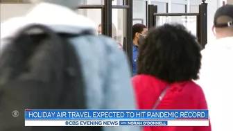 Holiday air travel expected to hit pandemic record